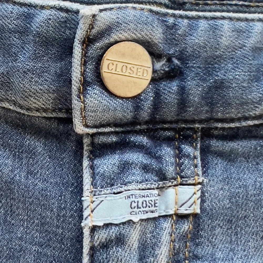 Closed A Better Blue Candiani Italian Denim Slim Jeans Medium Wash C32105-0E9-3S - Picture 6 of 16